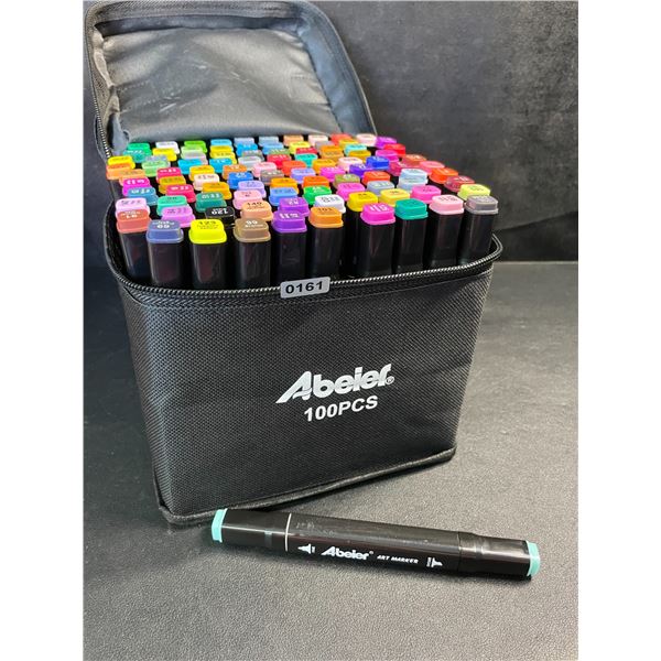 100PCS Dual-Tip Artist Markers Set - Multi-Color Alcohol Markers for Drawing/Sketching - NEW