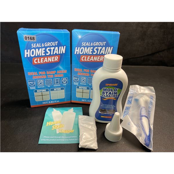Lot of 2 Seal&Grout Home Stain Cleaner/Mold Stain Cleaner Kits (5.82 fl oz) - New