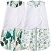 Image 1 : 2-Pack Newborn Sleep Sacks/Wearable Baby Swaddles (3-6 Months) 3-Way Adjustable Design - New!