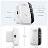 Image 2 : WiFi Extender/Signal Booster (Covers Up to 5000sq.ft & 55 Devices) High Speed/Range Coverage - New