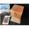 Image 4 : Himalayan Rock Salt Lamp/Light with Multi-Colors/Remote Control, Wood Base - New!