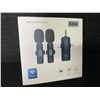 Image 8 : 3-in-1 Wireless Lavalier Microphone Kit for Iphone/Android/Audio Devices - Noise Canceling Lapel Mic
