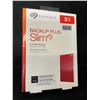 Image 1 : Seagate 2TB Backup Plus Slim External Hard Drive (Red) - New in Box