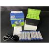 Image 7 : 8-Pack Rechargeable AA Lithium Batteries with Charger Box; 3800mWh High-Capacity Li-Ion Battery Set