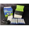 Image 7 : 8-Pack Rechargeable AA Lithium Batteries with Charger Box; 3800mWh High-Capacity Li-Ion Battery Set