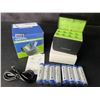 Image 2 : 8-Pack Rechargeable AA Lithium Batteries with Charger Box; 3800mWh High-Capacity Li-Ion Battery Set