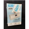 Image 1 : Portable Mini Fast Charger for iPhone (5,000mAh) with LCD Display; Lightning Connection - New
