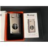 Image 2 : Torch Lighter with Integrated Cigar Cutter - Wind-Resistant Flame - Butane Refillable Design - New