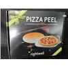 Image 6 : Professional Aluminum Pizza Peel/Metal Paddle with Foldable Handle & 14" Rocker Pizza Cutter - NEW
