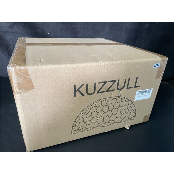 Kuzzull Plug-In Hanging Glass Pendant Light/Ceiling Light - Amber/Gold Colour - New!
