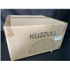 Image 1 : Kuzzull Plug-In Hanging Glass Pendant Light/Ceiling Light - Amber/Gold Colour - New!
