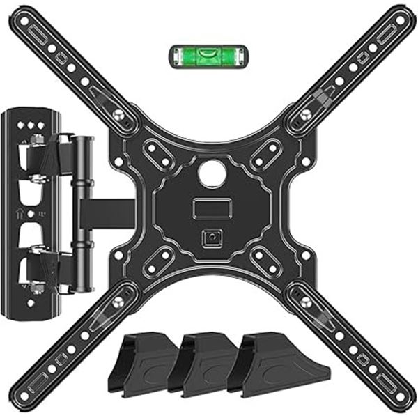 Full-Motion TV Wall Mount for 26"-60" TV's - Swivel & Tilt, Supports up to 77lbs - New!