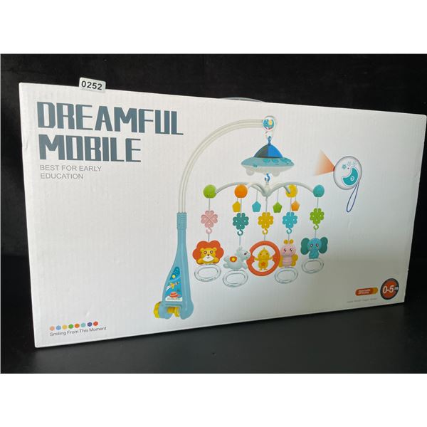 Dreamful Mobile Baby Crib Hanging Mobile - Animal Design -With Light/Music Effects - Brand New!