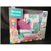 Image 1 : Kids Mini Sewing Machine - Real Working Function with Light & Foot Pedal - New!