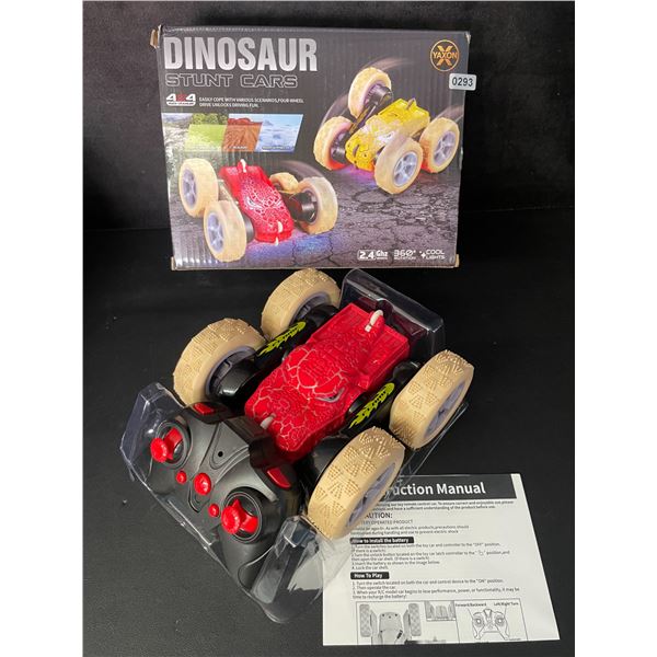 Dinosaur Stunt Car 4x4 Rock Crawler RC Flip/Stunt Car with Lighting Effects - New