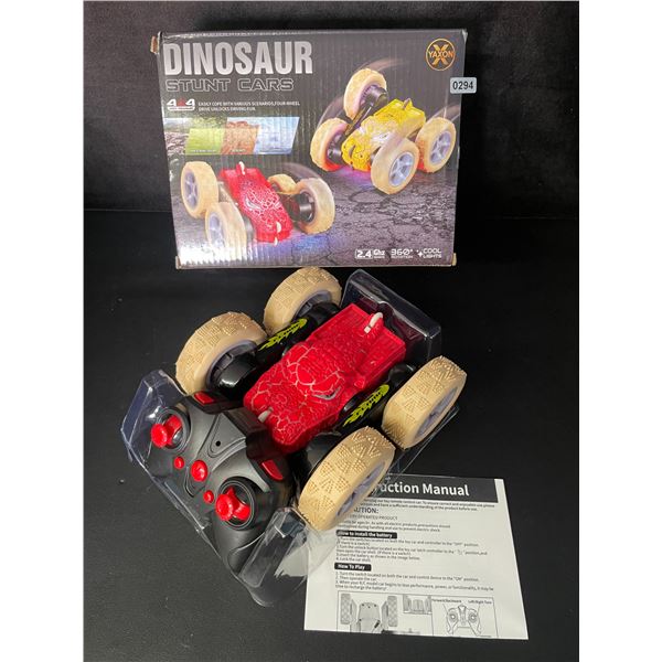 Dinosaur Stunt Car 4x4 Rock Crawler RC Flip/Stunt Car with Lighting Effects - New