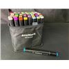 Image 1 : 48PCS Dual-Tip Artist Markers Set - Multi-Color Alcohol Markers for Drawing/Sketching - NEW