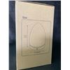 Image 5 : Red Light Therapy Lamp for Sleep/Stylish Modern Egg Lamp With Wood Base Design & Remote - New!