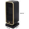 Image 6 : Portable Ceramic Heater (500W) Fast 3-Second Heating, Quiet Design - Brand New!