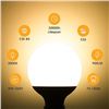 Image 2 : 4-Pack LED G25 Globe Light Bulbs/Vanity Mirror Bulbs - E26 Base - New!