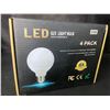 Image 7 : 4-Pack LED G25 Globe Light Bulbs/Vanity Mirror Bulbs - E26 Base - New!