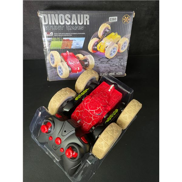 Dinosaur Stunt Car 4x4 Rock Crawler RC Flip/Stunt Car with Lighting Effects - New