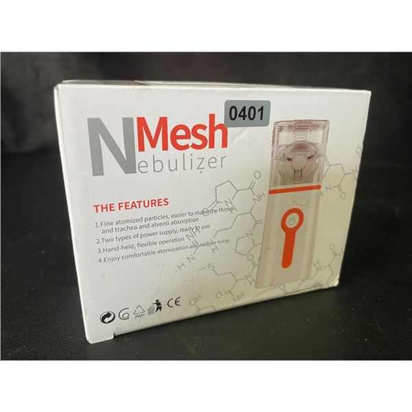 Portable Hand-Held Mesh Nebulizer/Breathing Aid Device for Asthmatics/Breathing Issues - Brand New!