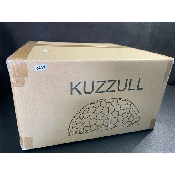 Kuzzull Plug-In Hanging Glass Pendant Light/Ceiling Light - Amber/Gold Colour - New!