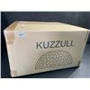 Image 1 : Kuzzull Plug-In Hanging Glass Pendant Light/Ceiling Light - Amber/Gold Colour - New!