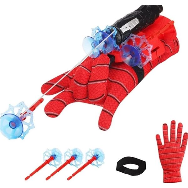 Spider Web Shooter Toy/Spiderman Launcher Glove Set - Great for Superhero Role-Play - New