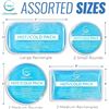 Image 2 : 7-Pack Reusable Hot/Cold Therapy Gel Packs for Pain Relief - Assorted Sizes - Brand New!