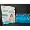 Image 3 : 7-Pack Reusable Hot/Cold Therapy Gel Packs for Pain Relief - Assorted Sizes - Brand New!