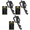 Image 1 : Lot of 3 Key Shaped Pocket 20-in-1 Multi-Tools; Wrench, Box Opener, Wire Stripper, Ruler, etc. New