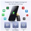 Image 9 : CarPlay/Android Auto Wireless Adapter - Converts Wired to Wireless; Plug & Play - New