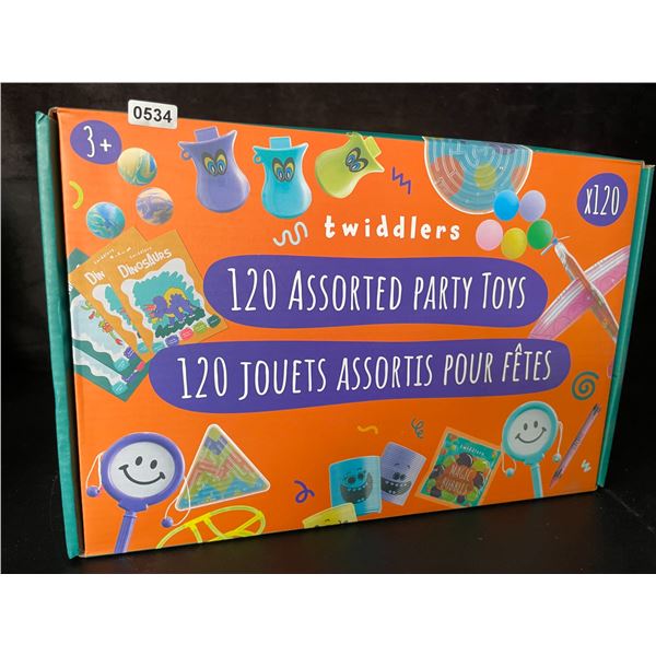 Twiddlers 120PC Box of Assorted Party Toys/Party Favors - Brand New!
