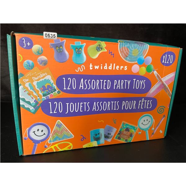 Twiddlers 120PC Box of Assorted Party Toys/Party Favors - Brand New!