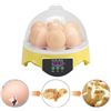 Image 4 : Smart Mini Incubator; 7-Egg Fully Automatic/Intelligent Temp Control Egg Incubator - New!
