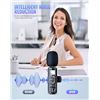Image 6 : 3-in-1 Wireless Lavalier Microphone Kit for Iphone/Android/Audio Devices - Noise Canceling Lapel Mic