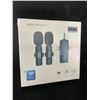 Image 8 : 3-in-1 Wireless Lavalier Microphone Kit for Iphone/Android/Audio Devices - Noise Canceling Lapel Mic