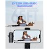 Image 4 : 3-in-1 Wireless Lavalier Microphone Kit for Iphone/Android/Audio Devices - Noise Canceling Lapel Mic