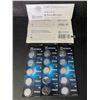 Image 1 : 3 Packs (15 PCS/Batteries) CR2032 Lithium Coin Cell Batteries - New