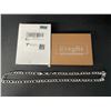 Image 1 : 20-Inch Gold-Plated Silver Chain for Men (Cuban Link Design) Stainless Steel Chain - New in Box