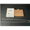 Image 1 : 24-Inch Gold-Plated Silver Chain for Men (Cuban Link Design) Stainless Steel Chain - New in Box