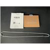 Image 1 : 24-Inch Gold-Plated Silver Chain for Men (Cuban Link Design) Stainless Steel Chain - New in Box