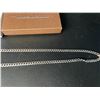 Image 3 : 24-Inch Gold-Plated Silver Chain for Men (Cuban Link Design) Stainless Steel Chain - New in Box