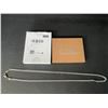 Image 1 : 24-Inch Gold-Plated Silver Chain for Men (Cuban Link Design) Stainless Steel Chain - New in Box