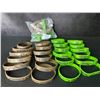 Image 1 : 2 Packs (24PCs Each) Minecraft Silicone Bracelets - 48 Bracelets Total - New
