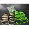 Image 1 : 2 Packs (24PCs Each) Minecraft Silicone Bracelets - 48 Bracelets Total - New
