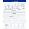 Image 9 : Stepless Adjustable (17" to 84") Closet Rod for Hanging Clothes; Extendable Length, White - New