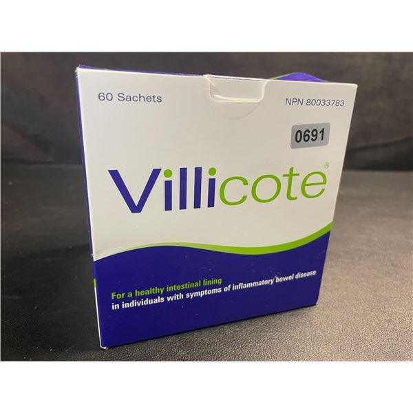 Villicote 60 Sachets Box; For Healthy Digestion/Intestinal Lining; Restores Gut Health - New Sealed